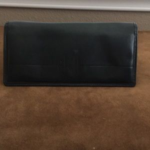 Black leather wallet